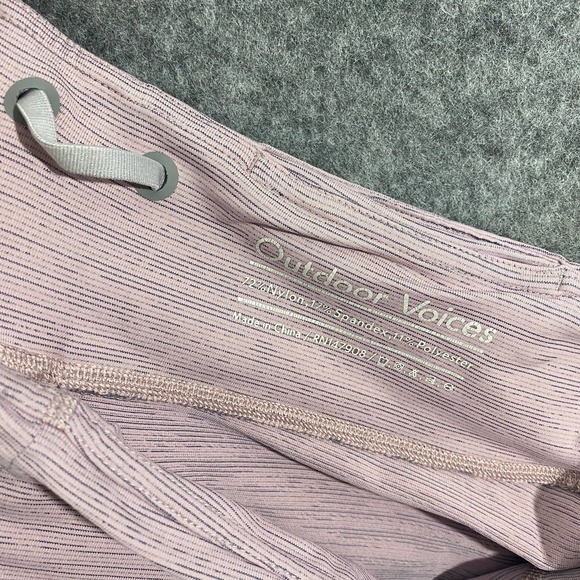 Outdoor Voices Leggings Medium Pink Purple TechSweat Flex High Rise Workout - Picture 10 of 12